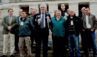 Joey O'Neill, Ciaran Bradley and John McCombe met with the Green Party at Stormont