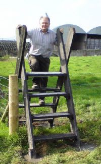 Philip Maguire tries out the new stile