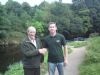 Patsy McCann founder member of Moyola Angling Assocation with Seamus Donnelly 2nd place prize winner