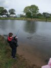 who taught this lad to fish