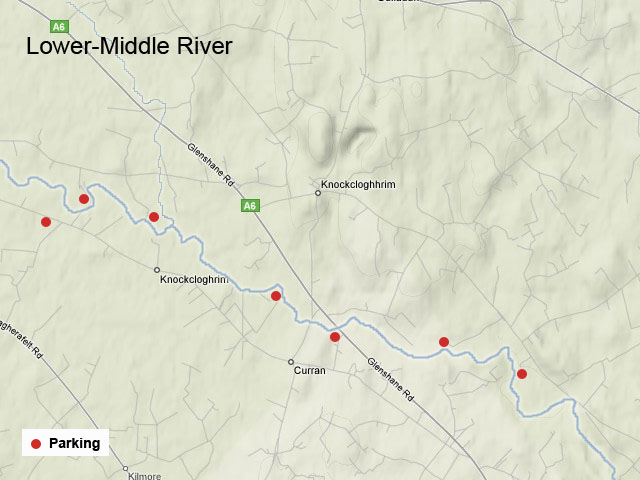 Lower to Middle stretch of the Moyola