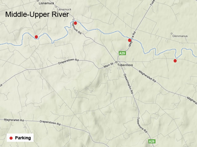 Middle to Upper stretch of the Moyola